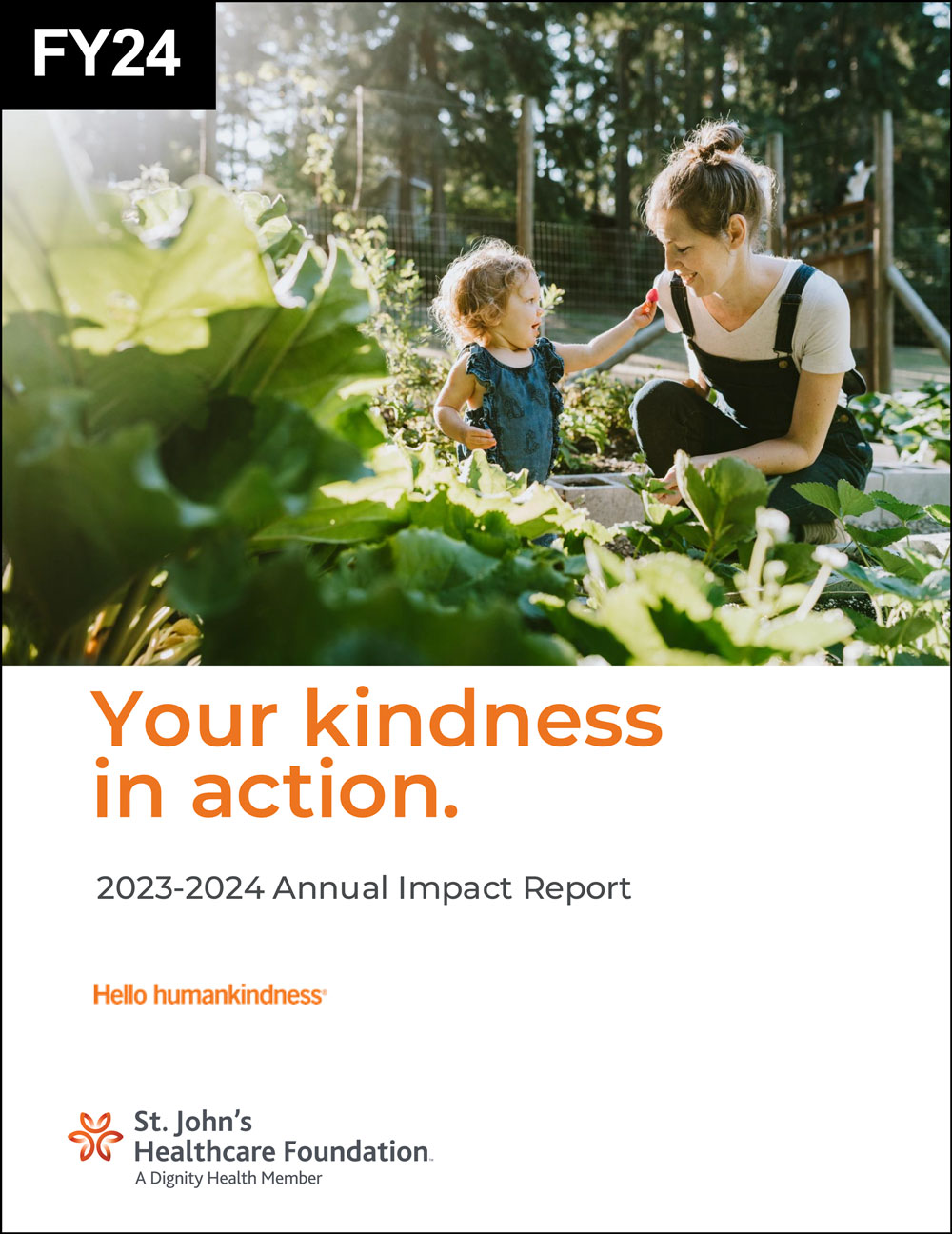 Cover for the Annual Report for FY24